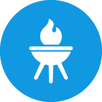 バーベキューセット完備